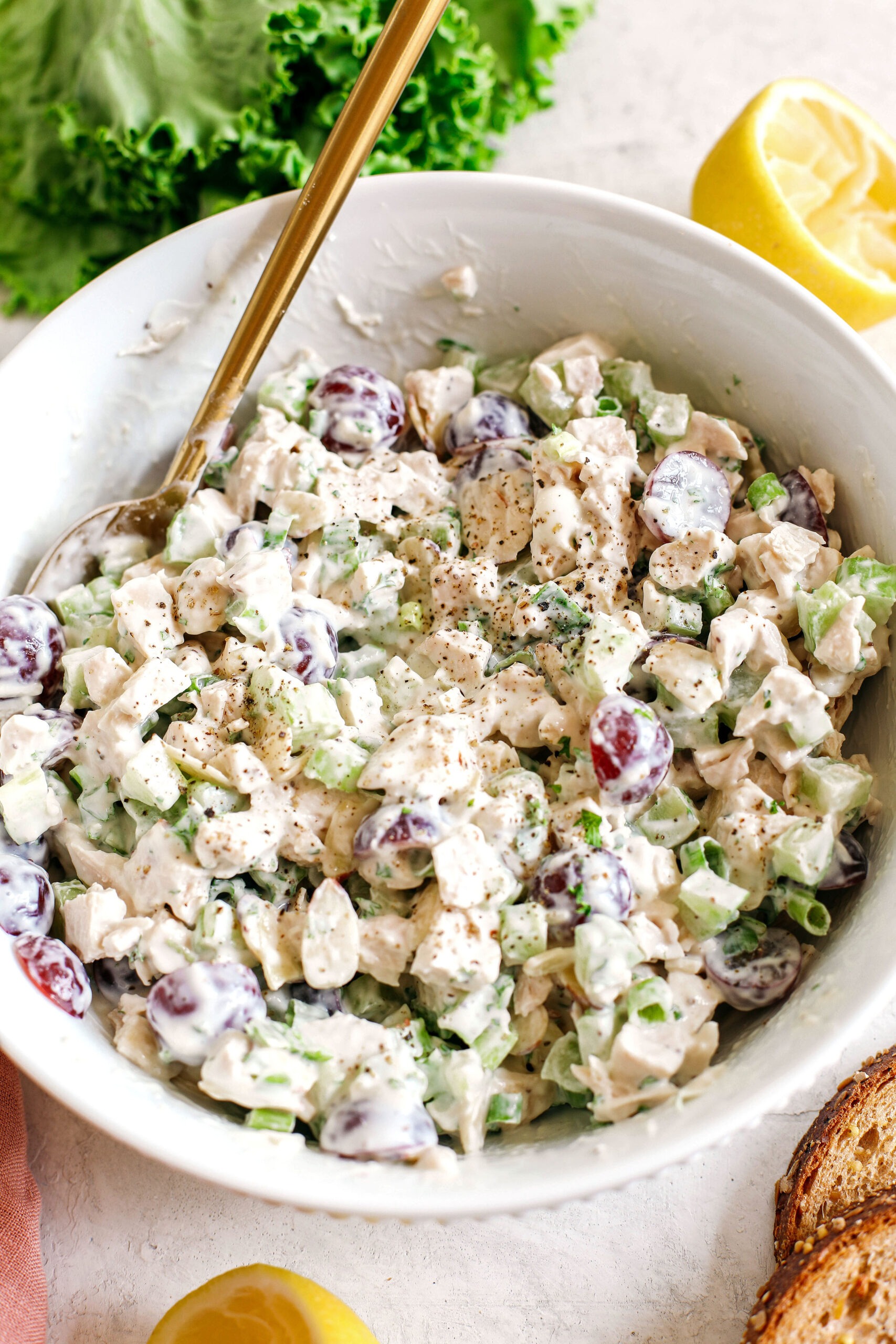 Healthy Chicken Salad - Eat Yourself Skinny