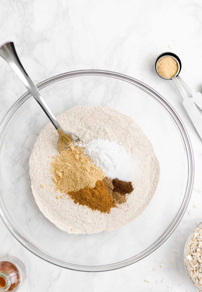 Healthy Baking - Healthy Gingerbread Oatmeal Scones 7 gingerbread oatmeal scones 5