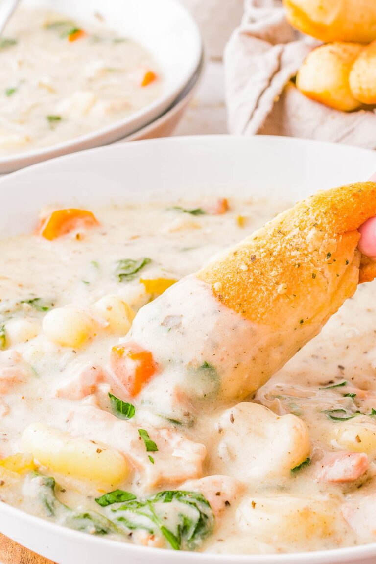 Slow Cooker Chicken Gnocchi Soup