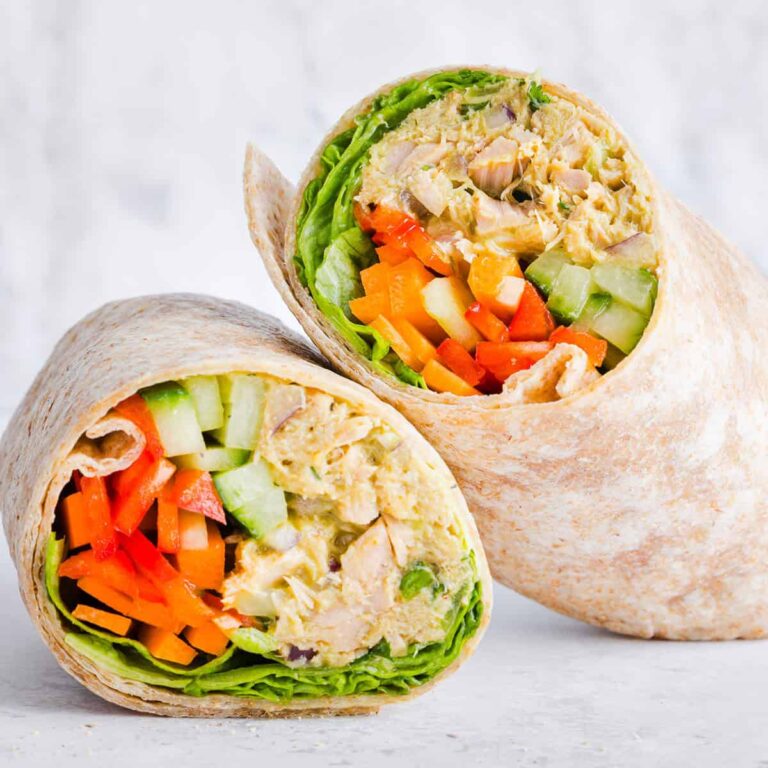 Spicy Tuna Avocado Wrap – Eat Yourself Skinny