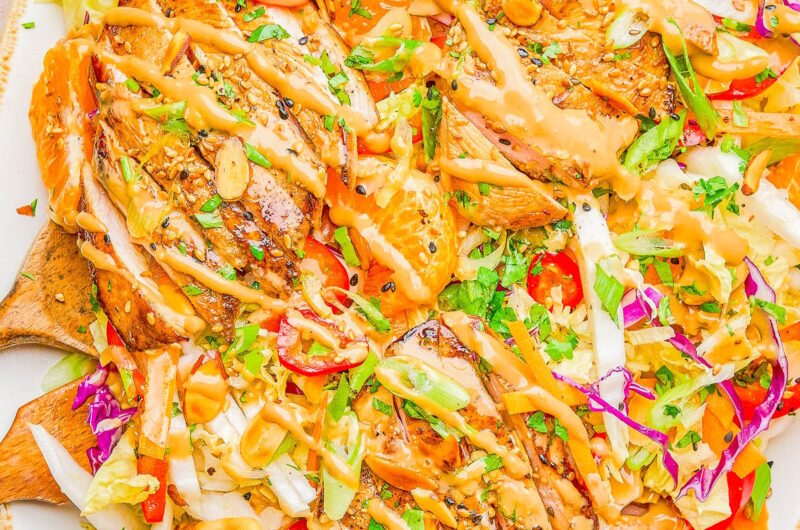 sesameorangechickensalad 11