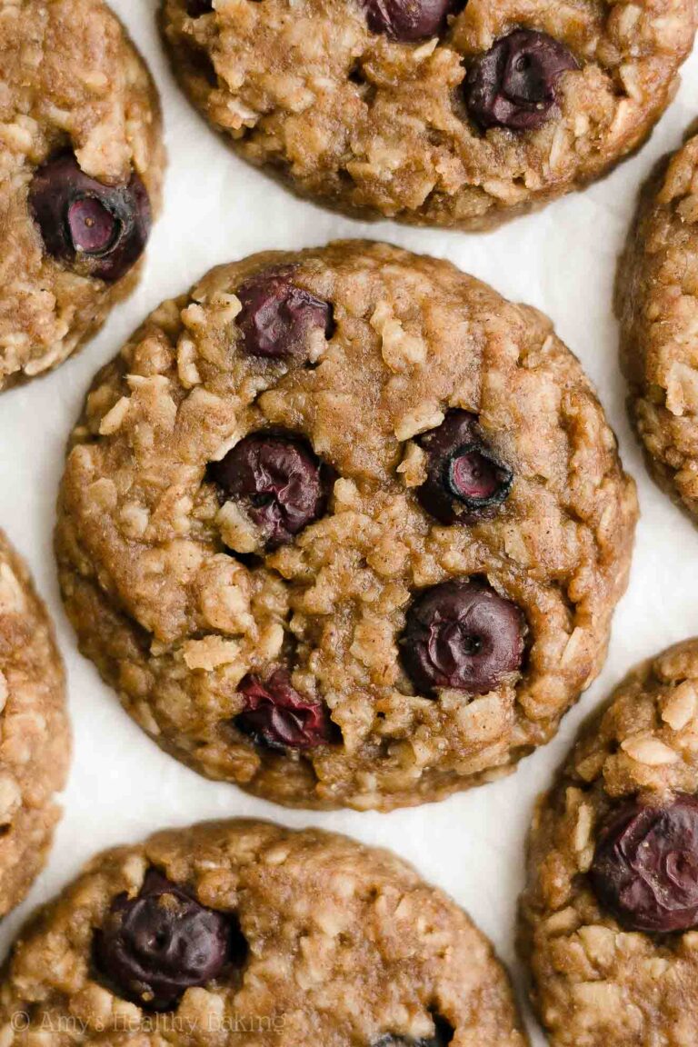 Healthy Blueberry Oatmeal Cookies | Healthy Baking