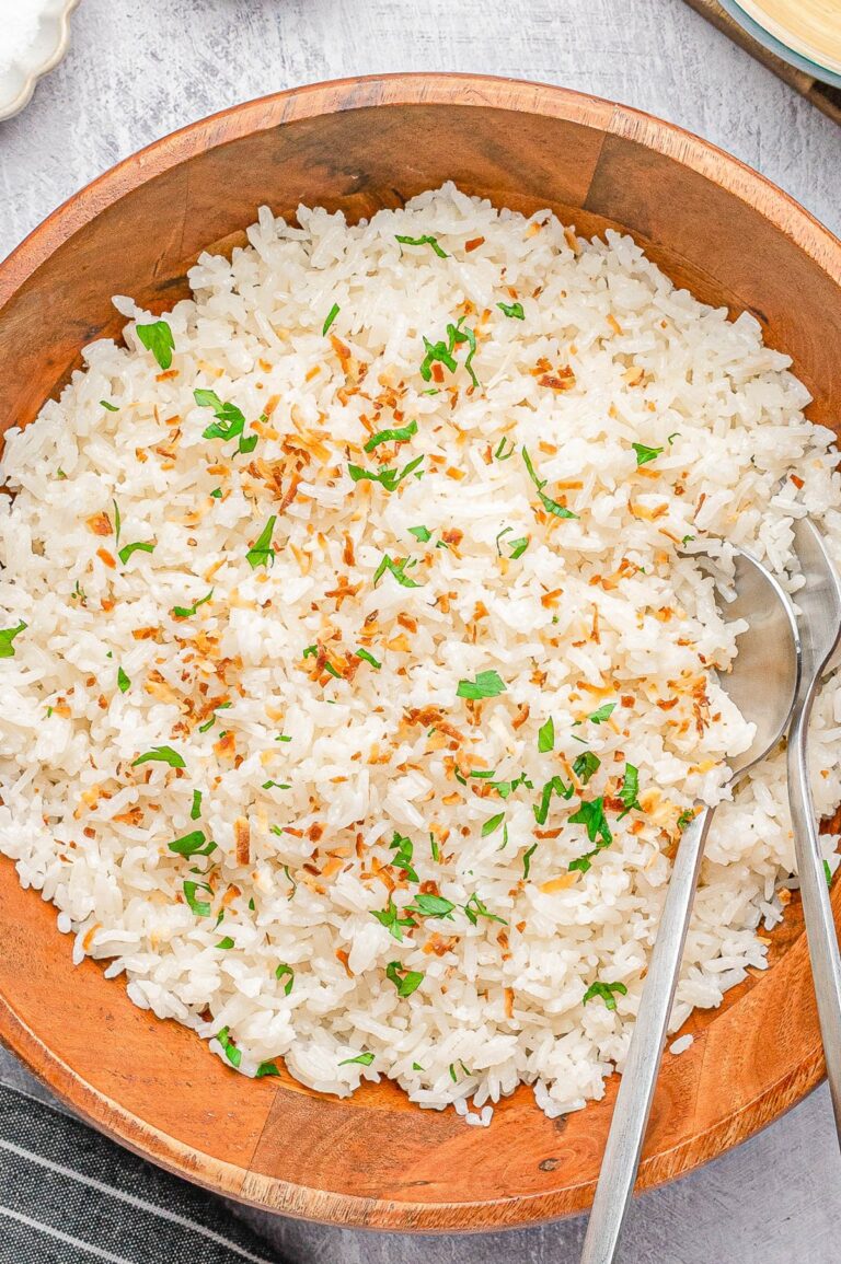 Easy Fluffy Coconut Rice (Restaurant-Quality At Home)