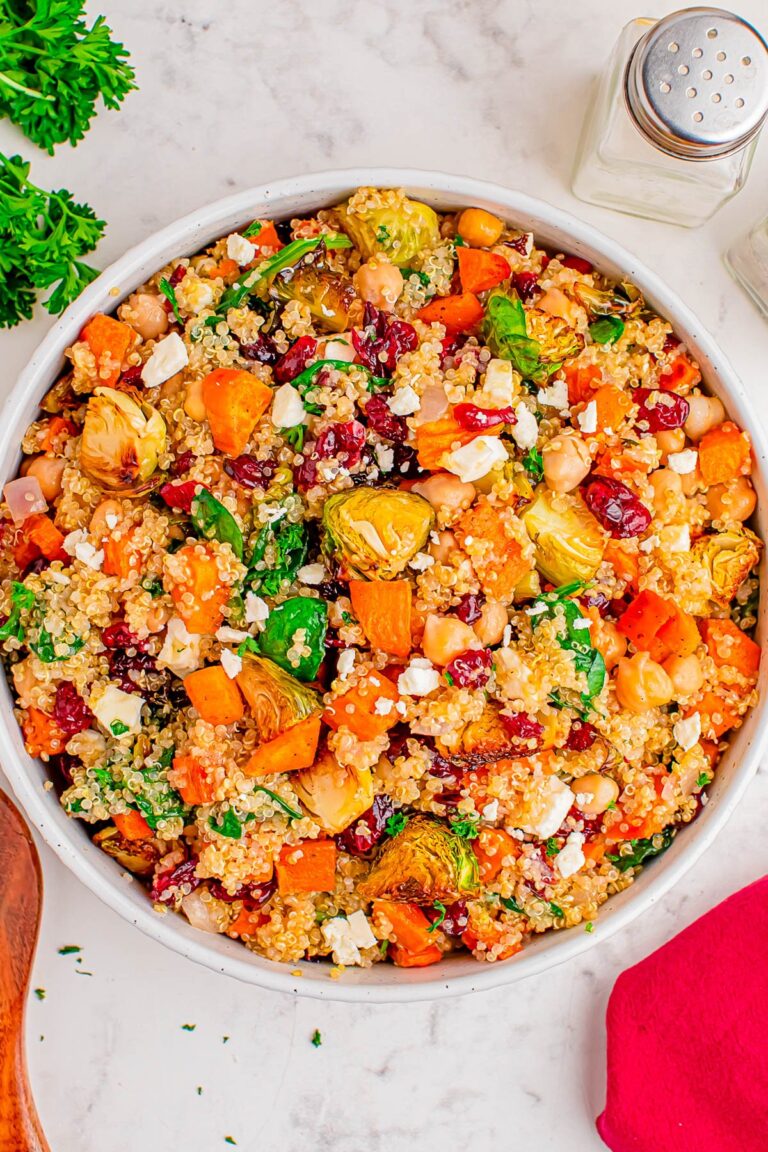 Fall Quinoa Salad (weeknight main or easy holiday side)