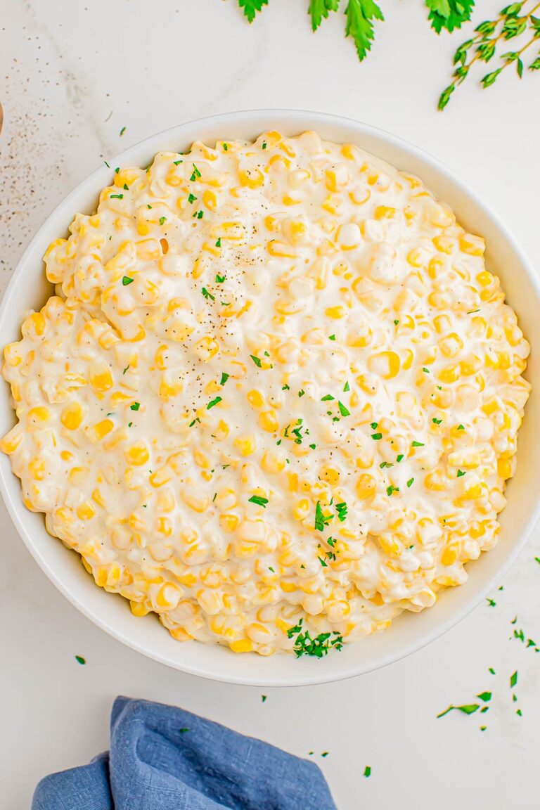 Creamed Corn (Creamiest Easy Side!)