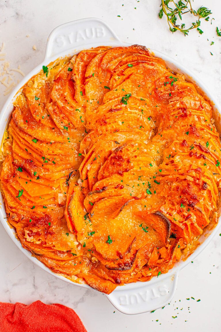 Scalloped Sweet Potatoes (Easy Holiday Side Dish)