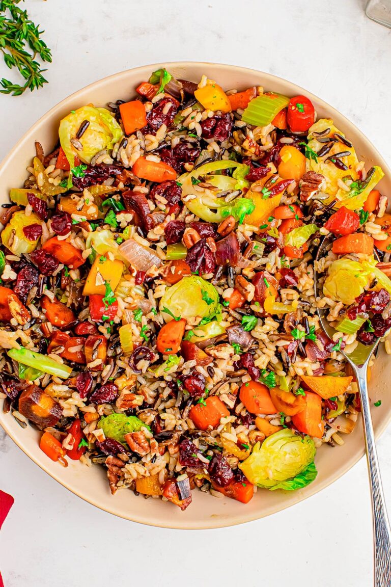 Wild Rice Pilaf (Make-Ahead Holiday Side Dish!)