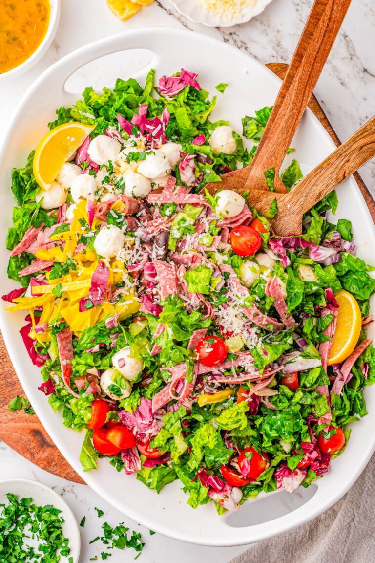 Italian Chopped Salad (No Cooking & Ready in 15 Minutes)